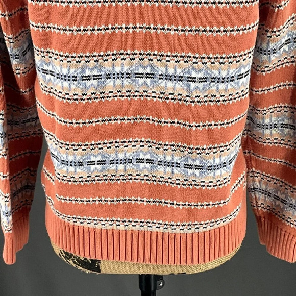 Northern Reflections Sweater Women Medium High Neck North Isles Cotton‎ Pullover - Picture 9 of 10